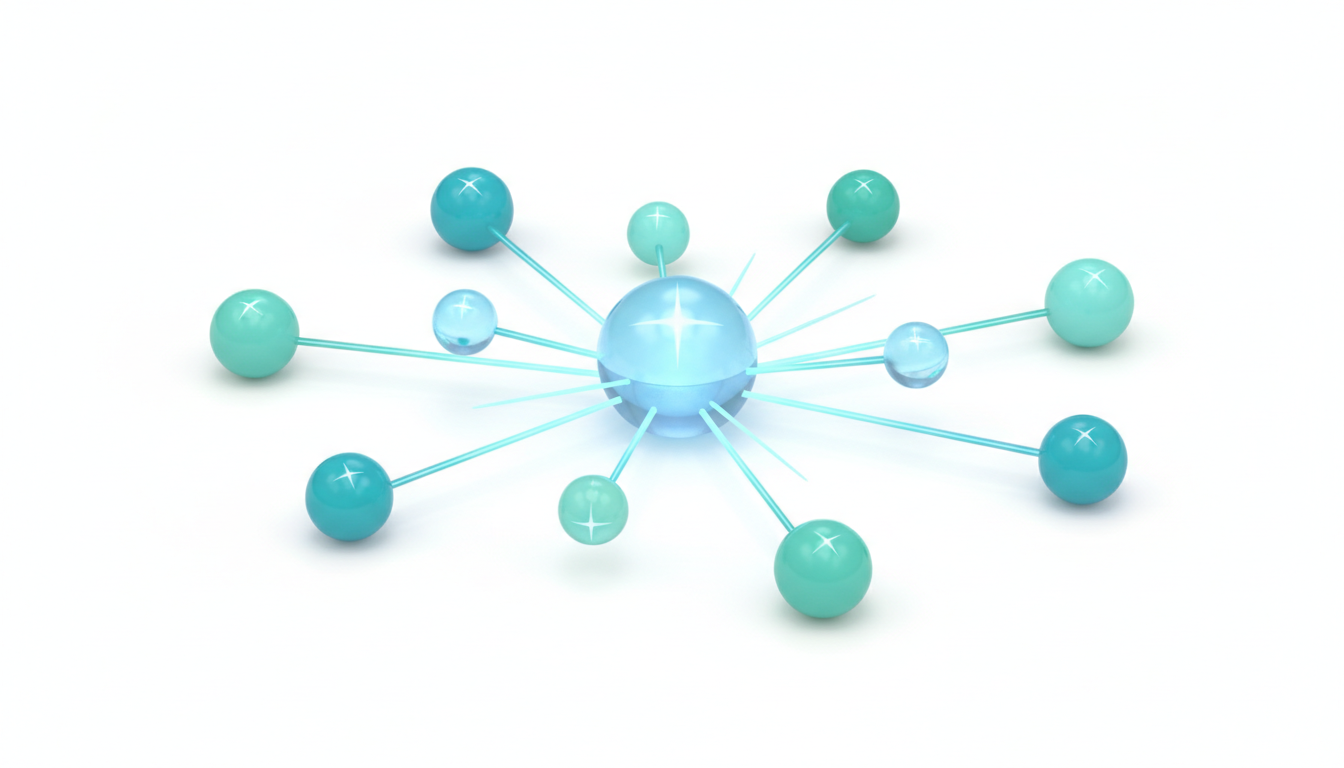Five components feeding into Local Authority - circular diagram